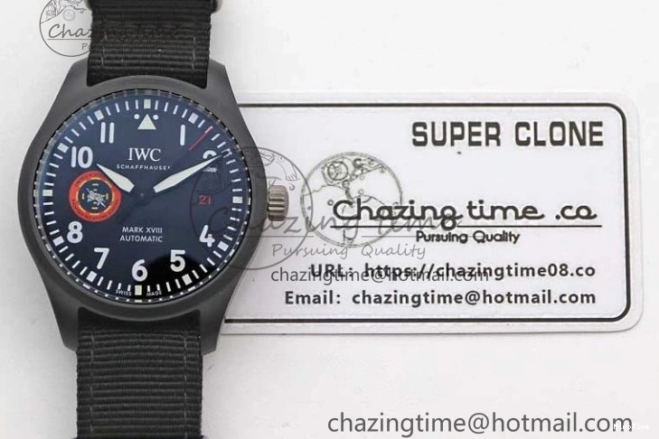 MIROTIME 0403 Mark XVIII ‘TOPGUN SFTI’ Ceramic M+F Best Edition Black Dial on Black Nylon Strap A MultiPurpose 7047